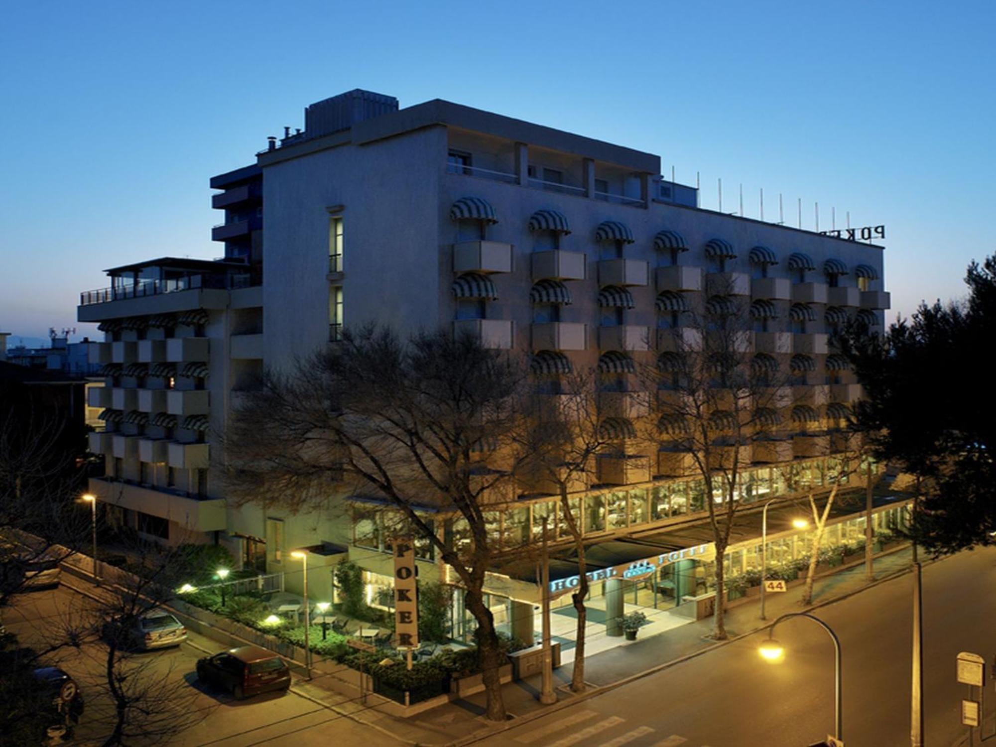 Hotel Poker Riccione Exteriör bild